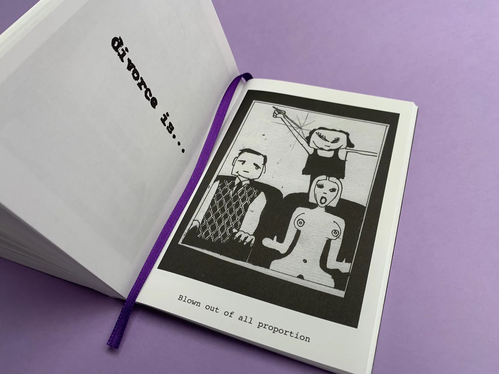 Divorce Is illustrated spread