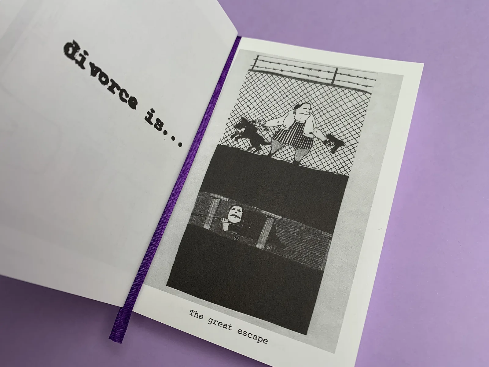 Divorce Is illustrated spread