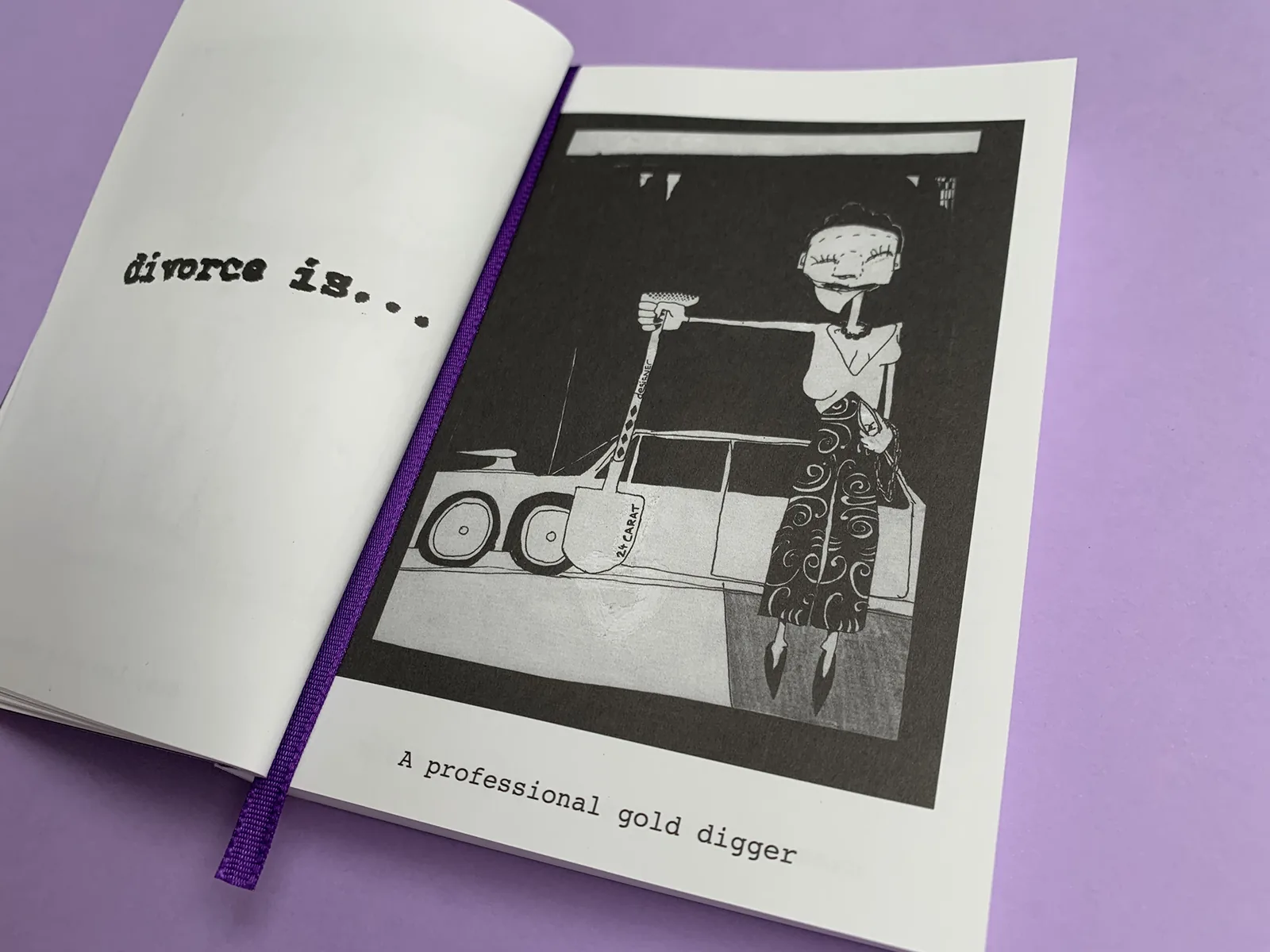Divorce Is illustrated spread