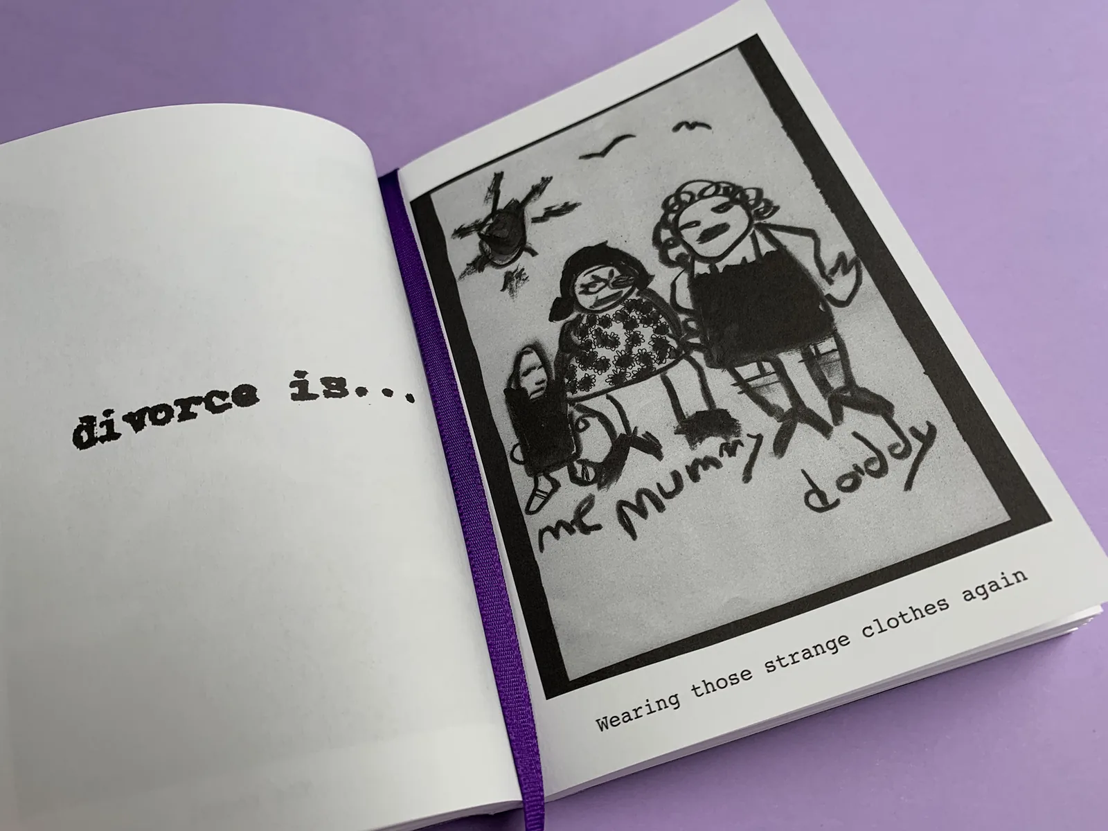 Divorce Is illustrated spread