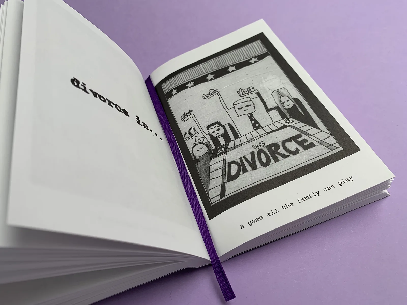 Divorce Is illustrated spread