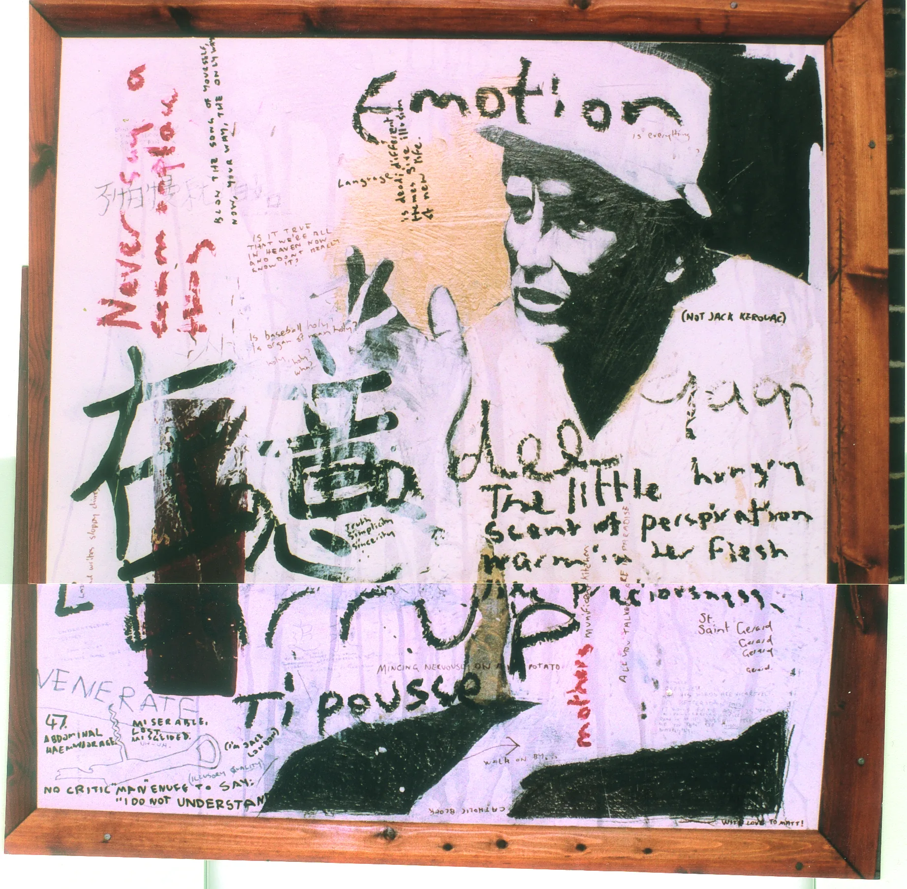 Ti Pousse mixed-media artwork