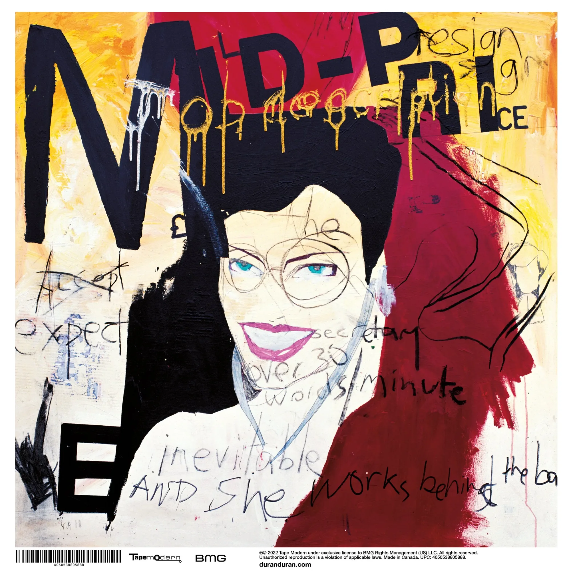 Duran Duran Medazzaland back cover