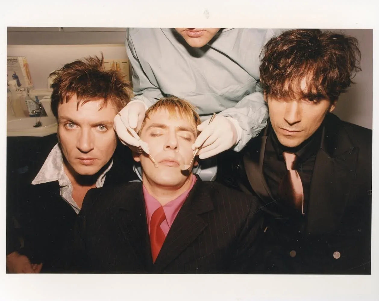 Duran Duran portrait from the Medazzaland era